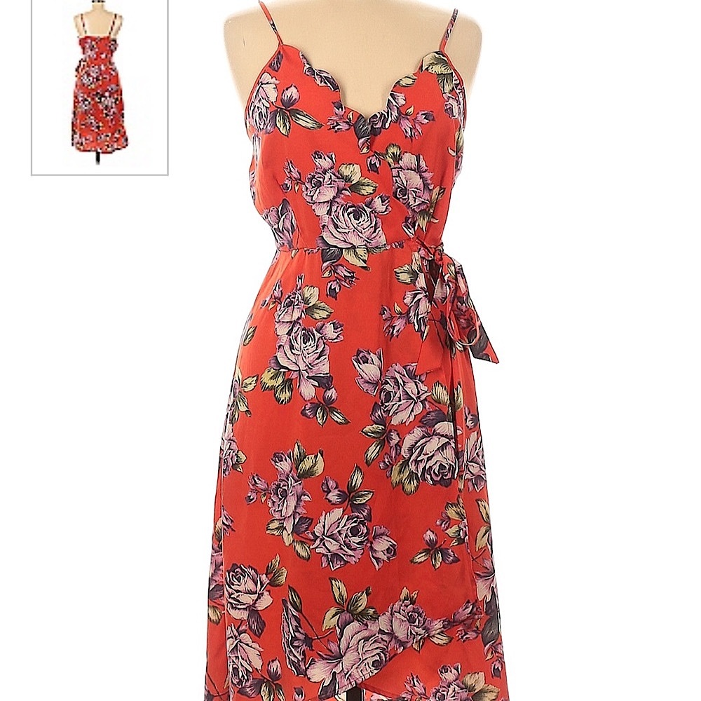 Monteau Los Angeles M Wrap Dress